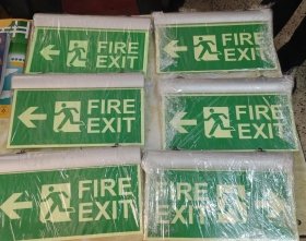 Emergency Fire Exit Signage